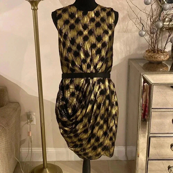 𝅺JASON Wu gorgeous silk dress size 12 - Picture 1 of 10